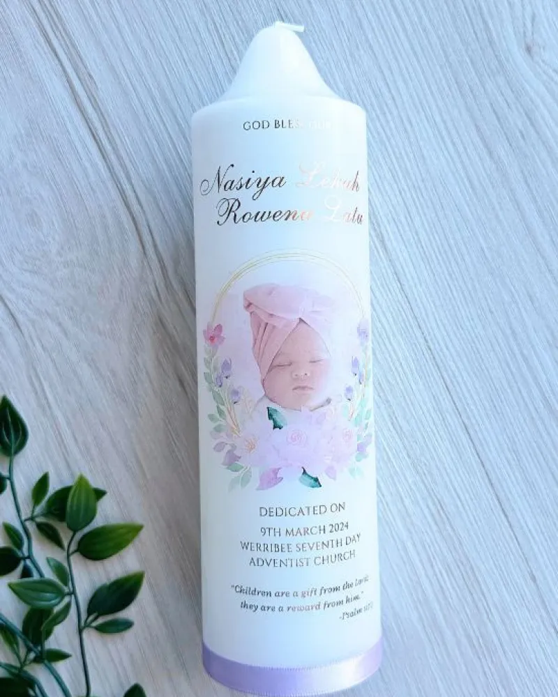 Blush Photo Candle | Nasiya