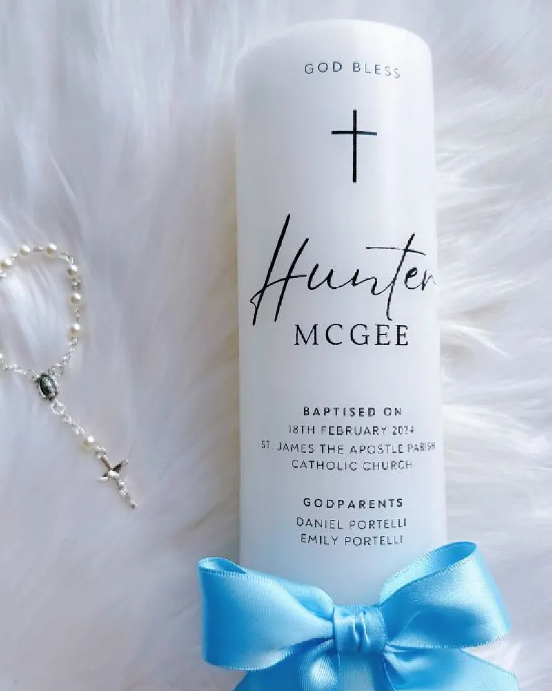 Minimalist Blue Bow | Hunter