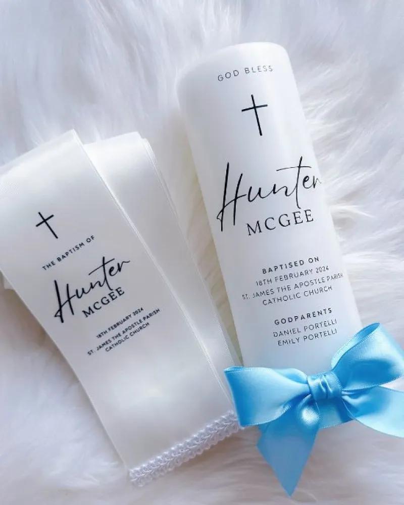 Minimalist Blue Bow | Hunter