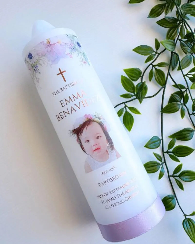 Photo Candle Purple | Emma