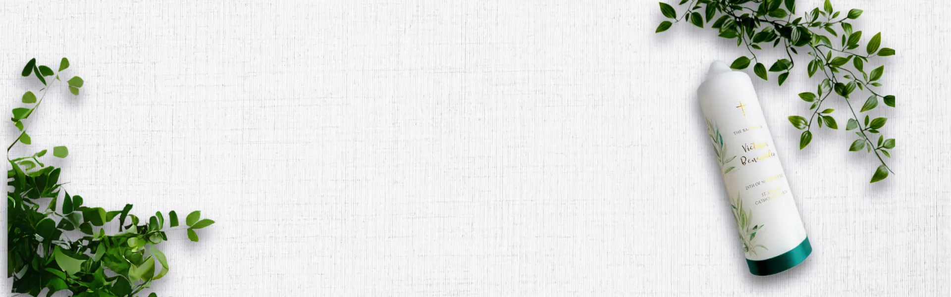 Personalised ceremony candles handcrafted in Melbourne