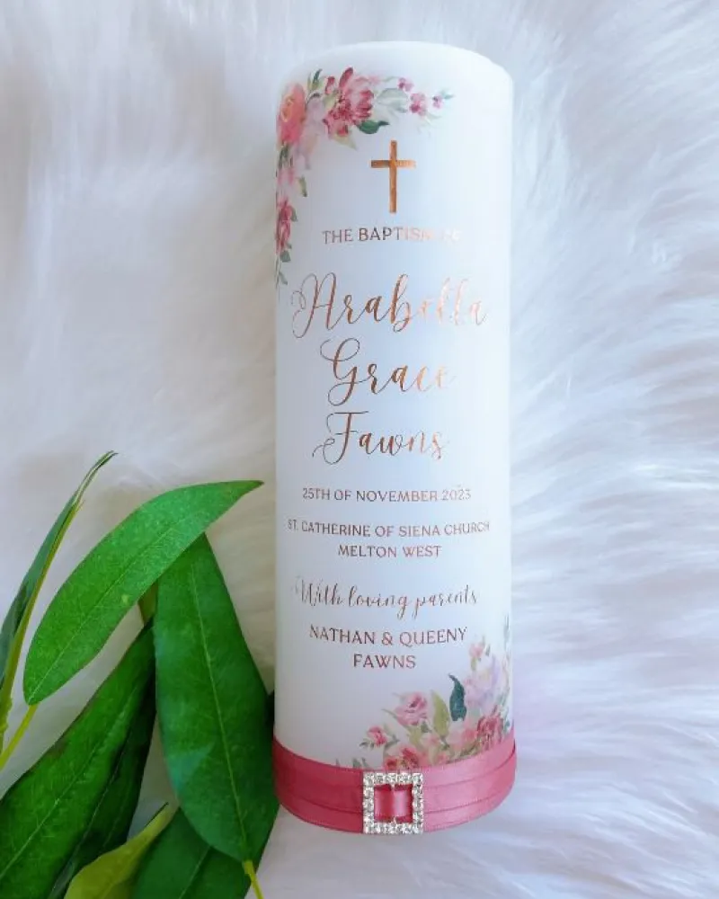 Floral Border Red | Arabella