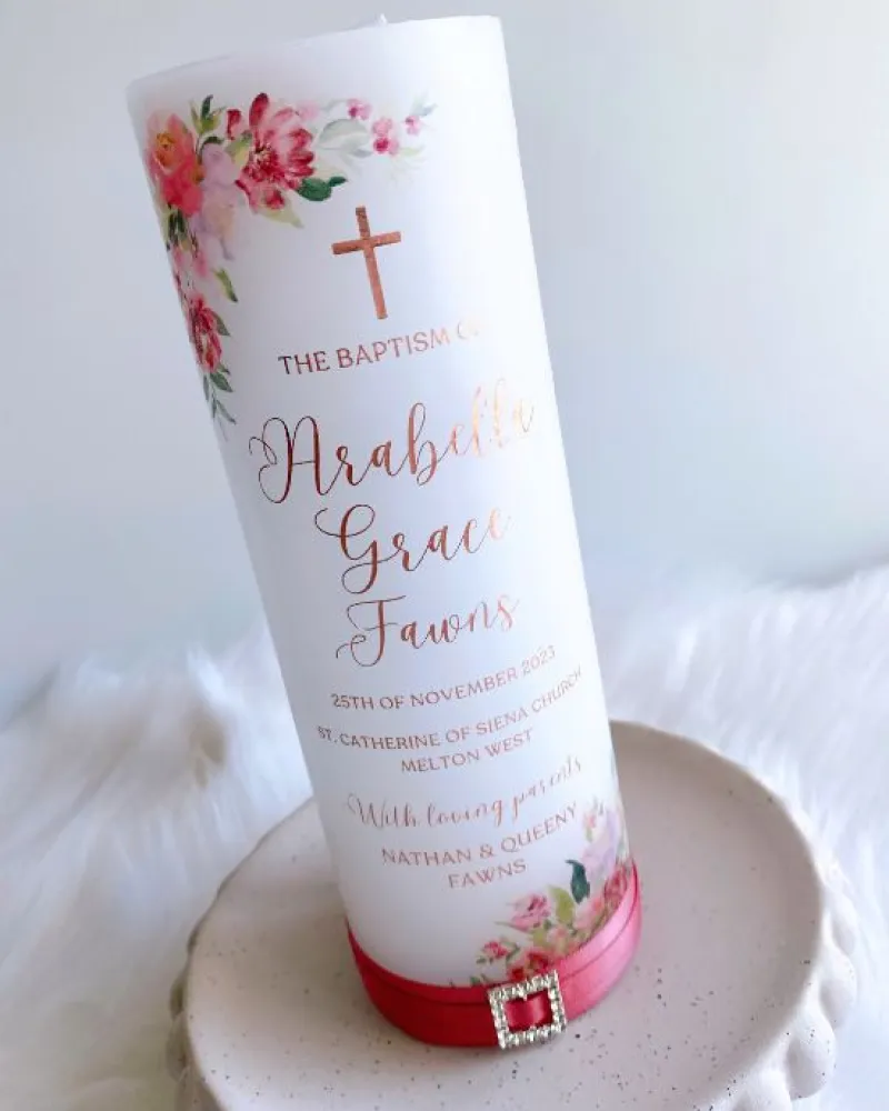 Floral Border Red | Arabella