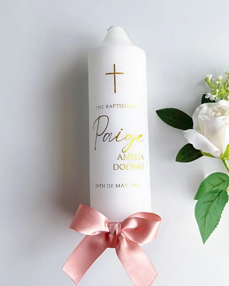 Minimalist Pink Christening - Image 4