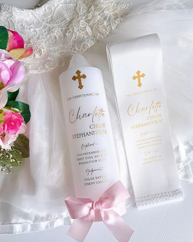 Minimalist Pink Christening - Image 2