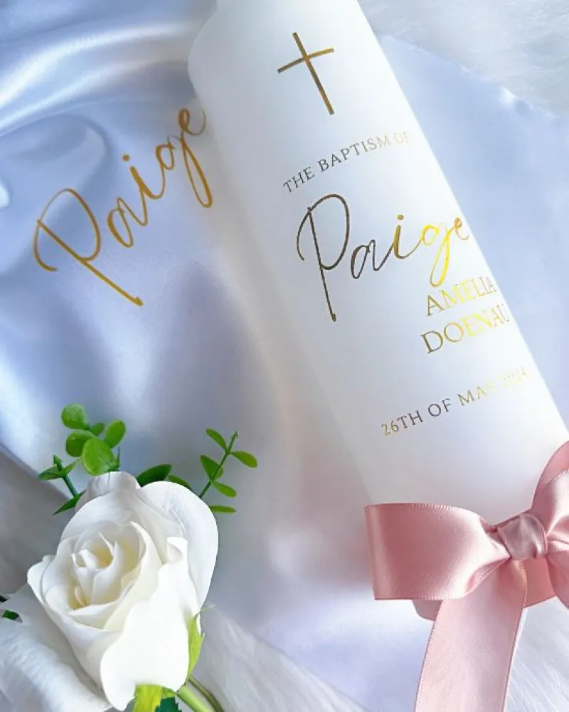 Minimalist Pink Christening - Image 3