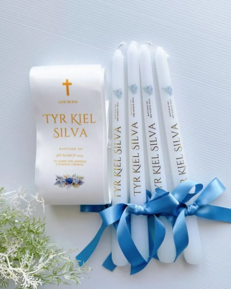 Stole Taper Candle Set