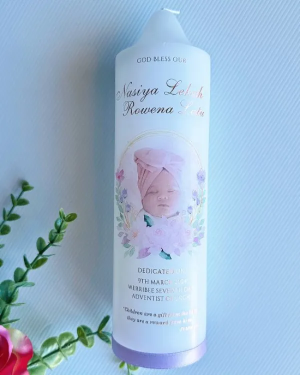 Blush Photo Candle | Nasiya