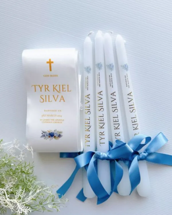 Stole Taper Candle Set